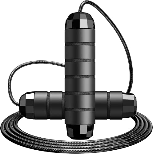 Jump Rope,Tangle-Free Rapid Speed Jump Rope with Ball Bearings for