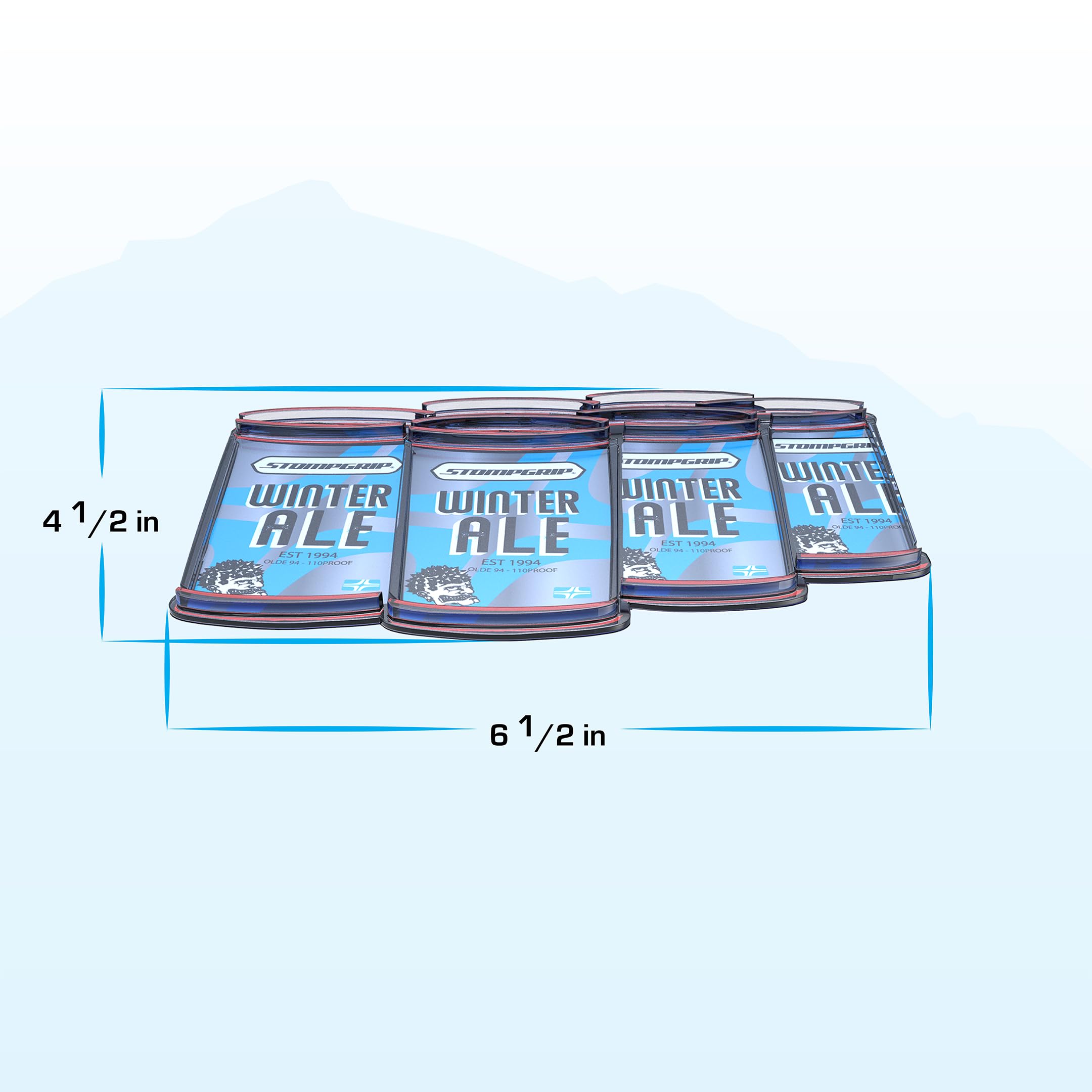 Stompgrip Premium Snowboard Stomp Pad | Six Pack | 3D Decal | Printed