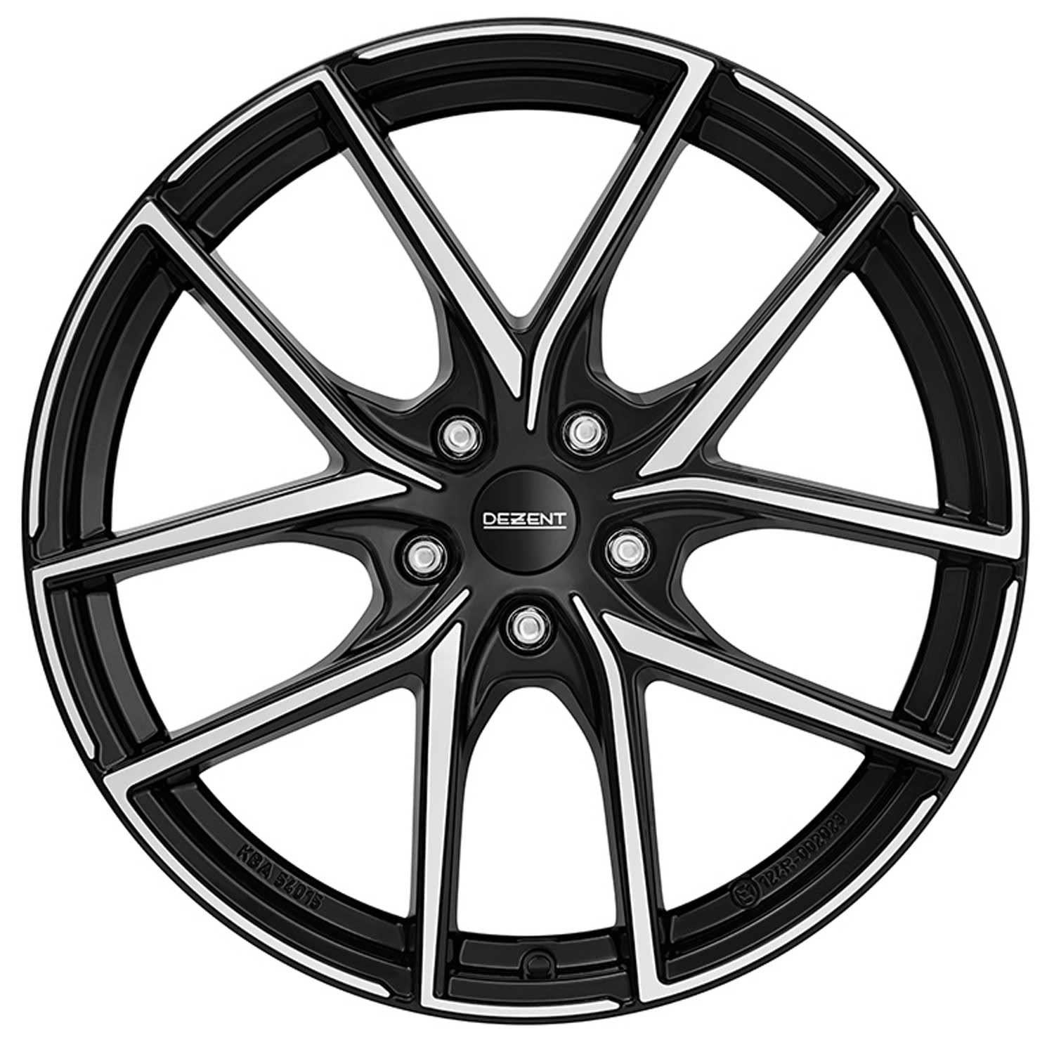 Amazon.com: Dezent rim TO dark 7.5Jx17 ET40 5x112 compatible with