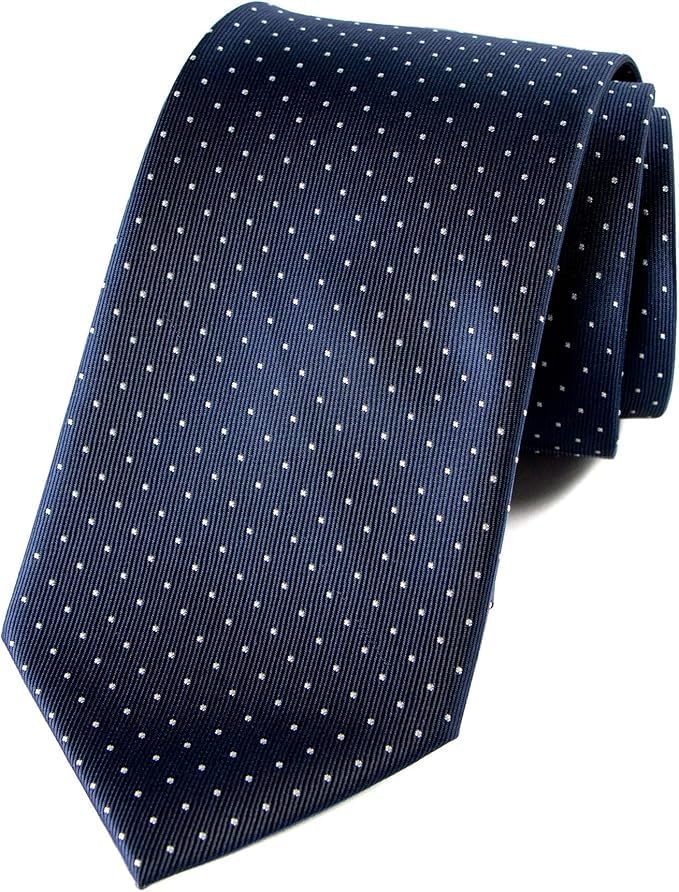 Men's Microfiber Pin Dot Necktie | Formal & Casual Wear – Soft Texture – Ideal for Office, Weddings, Parties