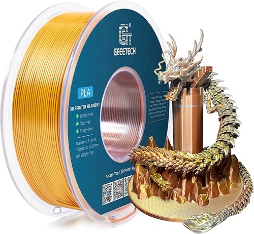 Miniatura 43 de Geeetech Filamento TPU de 1.75mm, Shore 95A – Filamento flexible para impresora 3D con alta elasticidad, carrete de 1KG (2.2lbs), precisión