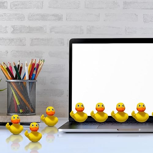 Miniatura 8 de Decoración de patos de goma para dedo medio, pato de goma de 2.28 pulgadas con dedo medio, lindos patos de goma pequeños, divertidos juguetes de