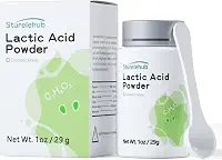 Ácido Láctico Em Pó, 1 Oz / 29 G, Grau Cosmético, Esfoliação Suave, Máscara Facial Caseira, Creme, Esfoliante Corporal E Cosméticos Caseiros