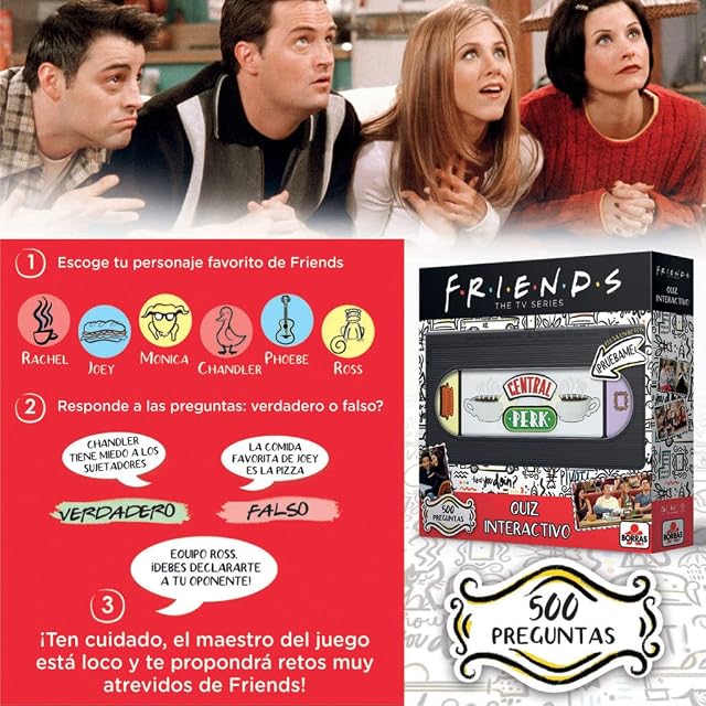 Foto 3 de 3 de Borras - Quiz Friends, Juego de Preguntas para los Fans de la Serie, Demuéstralo contestando correctamente…