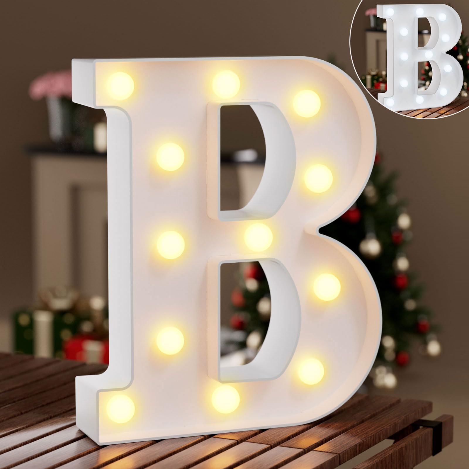 Ledido LED Light Up Marquee Numbers Sign - Cool & Warm Light up Numbers for 40th Birthday Decorations, LED Number Lights for Wedding Anniversary Grad Home Bedroom Table Wall Party Decor, Number 40 — view 16