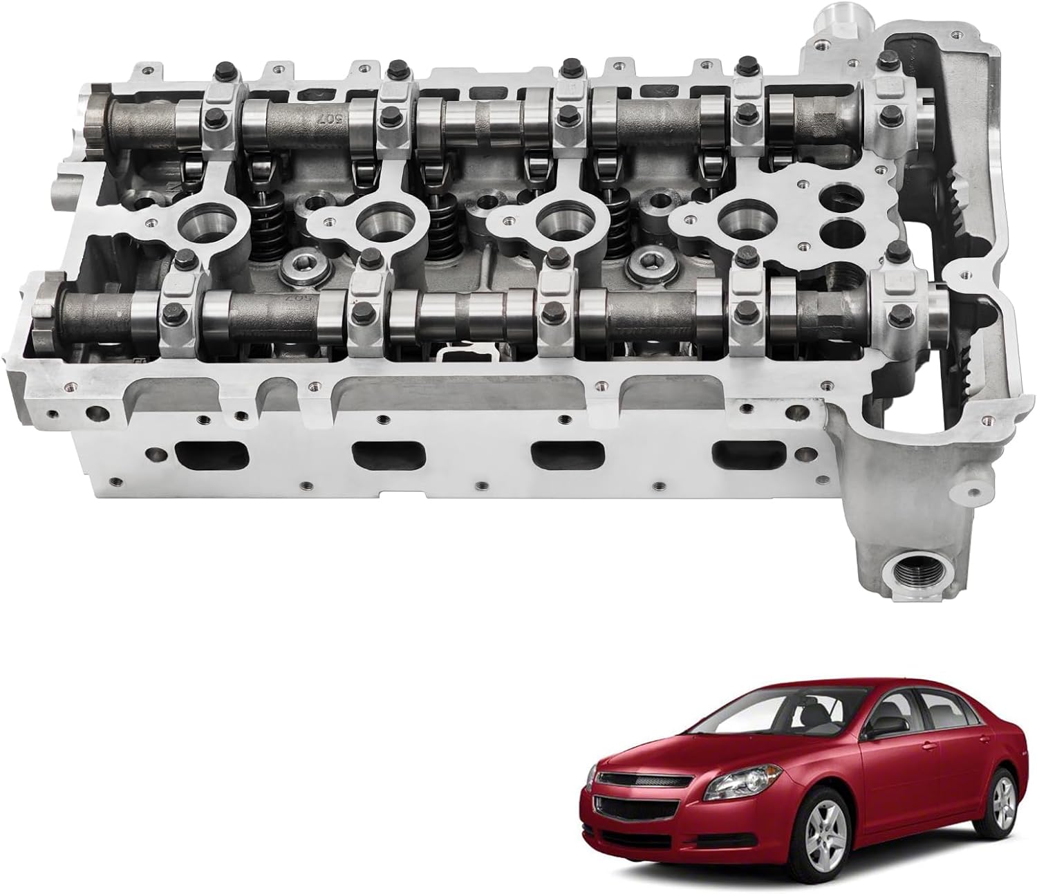 12600788 Cylinder Head Fits for Chevy Malibu HHR Cobalt 2006-2012 for Pontiac G5 G6 Pursuit Solstice 2006-2010 for Saturn Aura Sky Vue Ion 2006-2010 LTD 2.0L LE5 LE9 2.4L 12624550 12613989 12605265