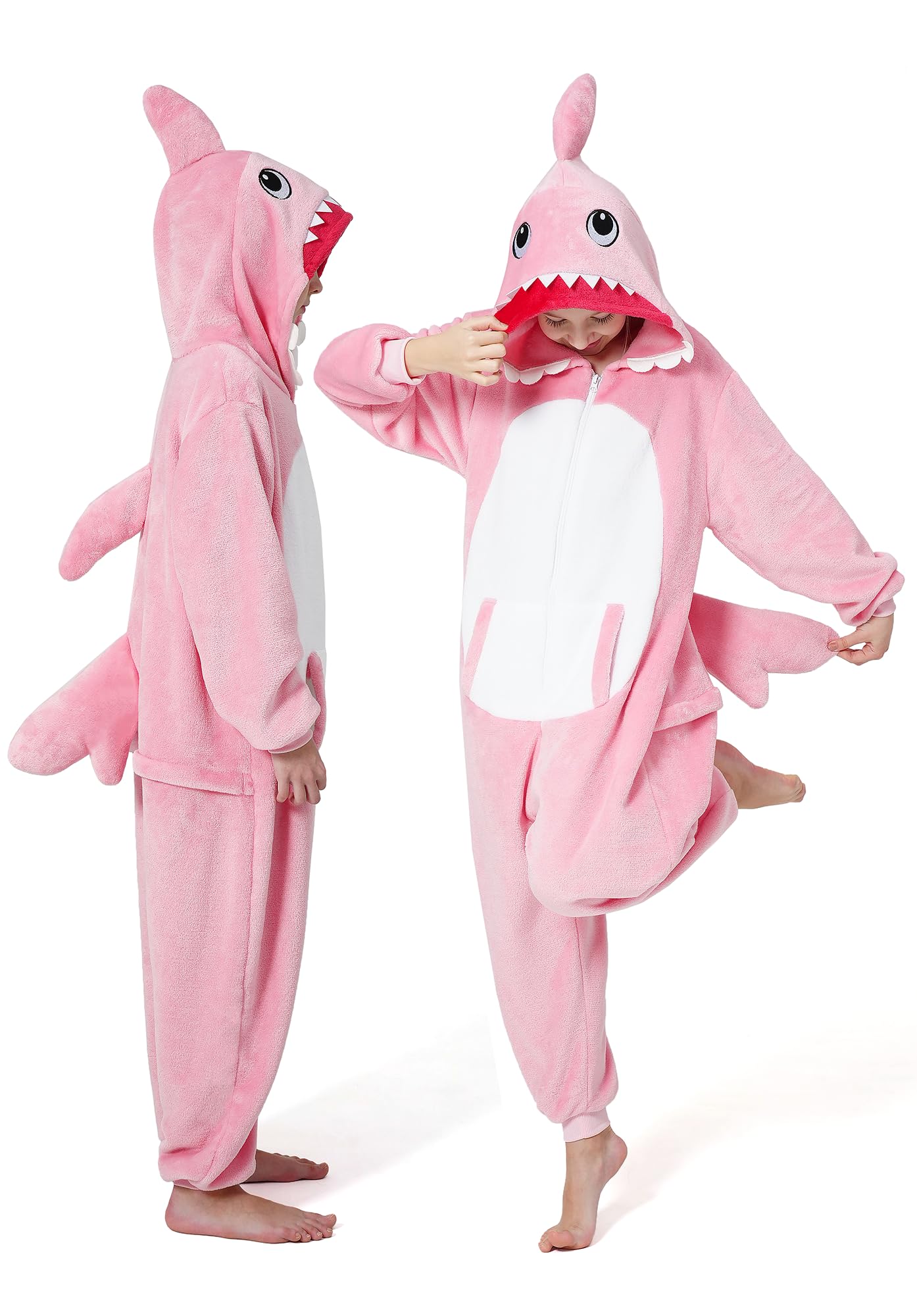 Kids Animal Onesie Halloween Funny Costume Cosplay Pajamas 3-14Y