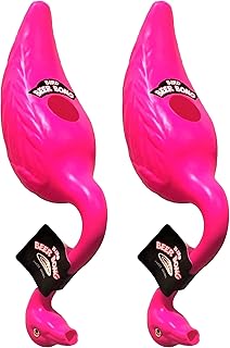 Head Rush Flamingo Bird Beer Bong, Uniquely Shaped Beer Funnel, Multi-use Drinking Funnel, Party Essentials for Adults, Drinking Games Accessories, Pink 2-Pack