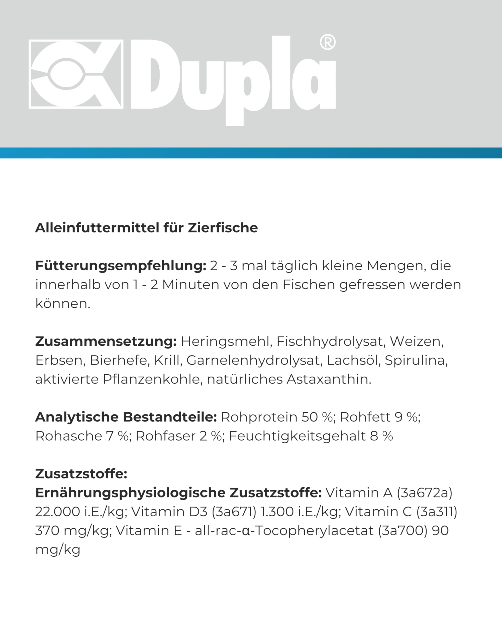 Dupla DuplaRin Granulat Colour S I 500 g I farbverstärkendes Granulatfutter für kleine Süß- und Meerwasserfische I Zierfischfutter für Intensive Farben & gutes Wachstum I nährstoffreiches Fischfutter