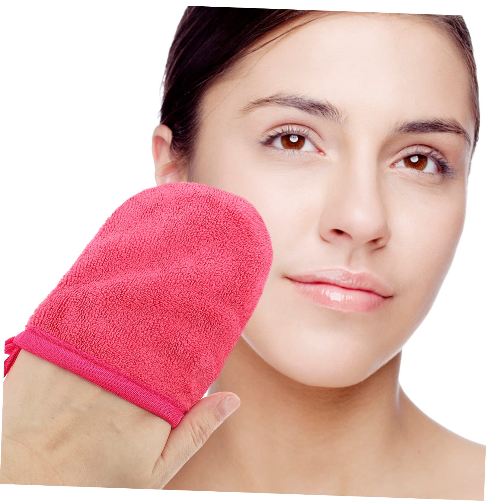 20pezzi Guanti Microfibra Per Pulizia Viso e Rimozione Trucco Guanti Lavabili e Riutilizzabili Di Accessori Per Della Perfetti Per Uso Quotidiano e Viaggi