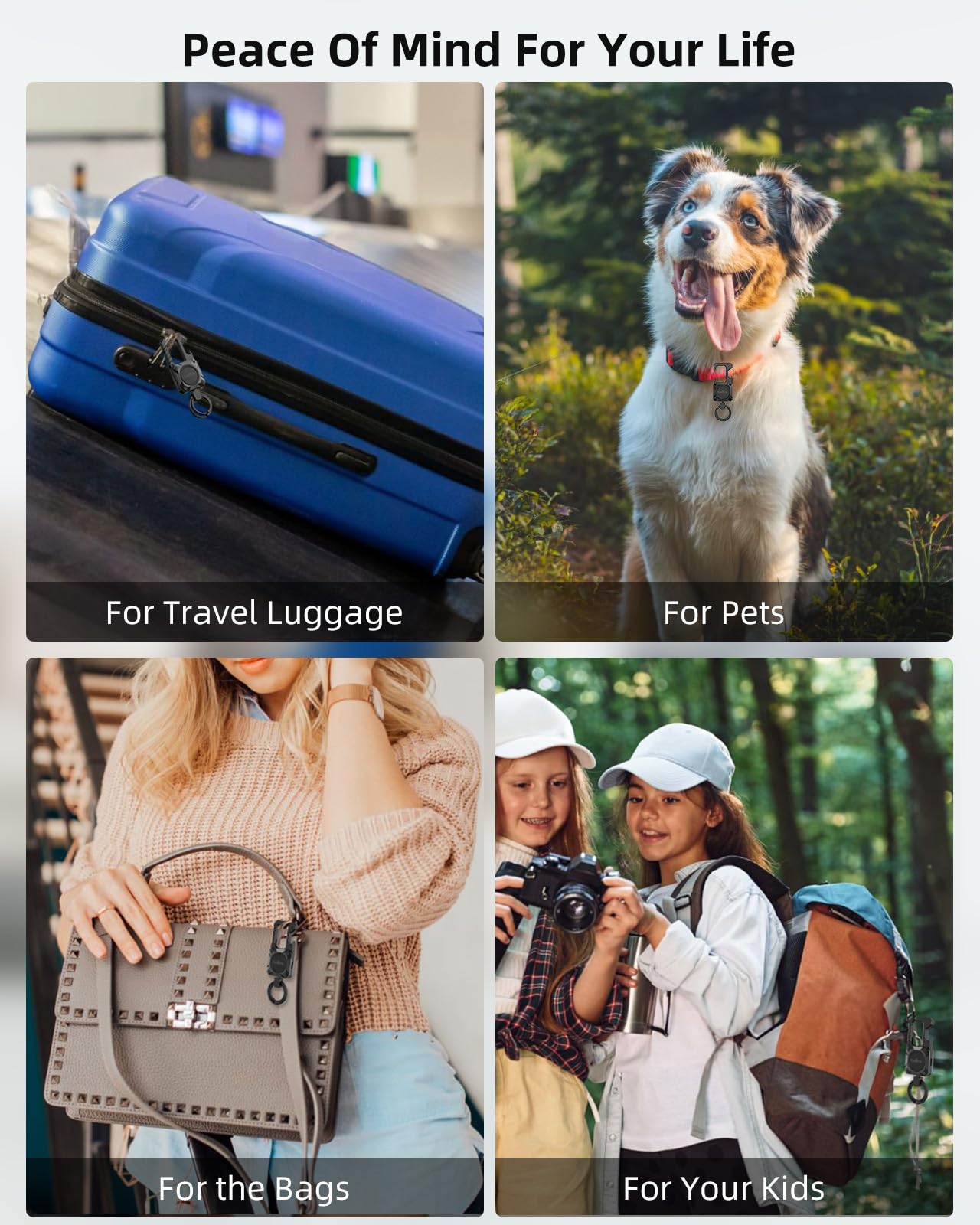 Llavero, funciona con Apple Find My, llavero resistente con abrebotellas, mosquetón para coche con rastreador GPS, buscador de llaves, rastreador Bluetooth para equipaje, niños, bolsas y más