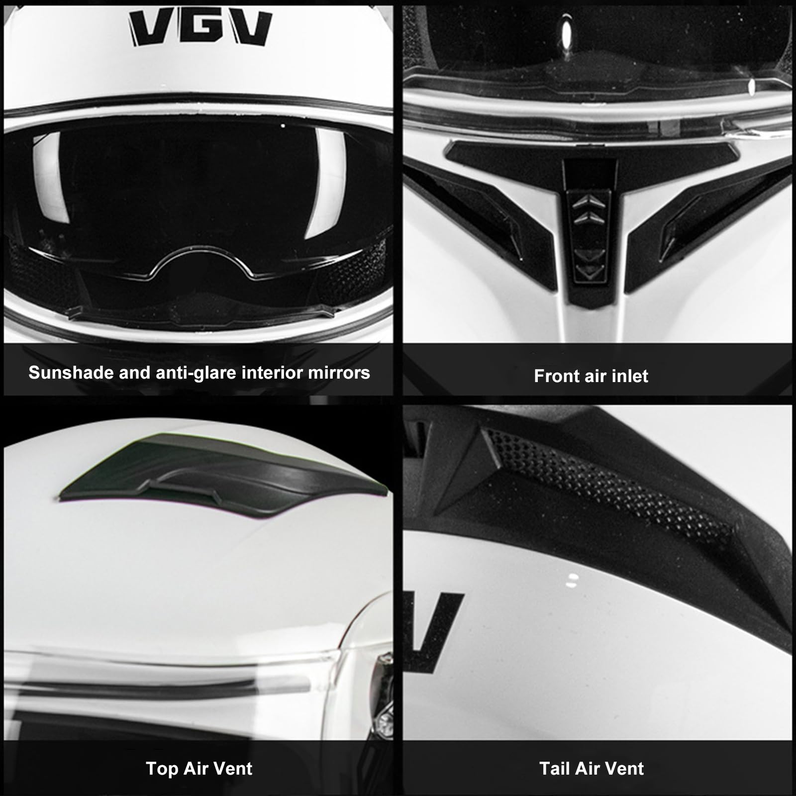 Kask szczękowy na całą twarz, zintegrowany kask motocyklowy z podwójnym wizjerem, modułowy kask pełnotwarzowy, certyfikat ECE z podwójnym wizjerem przeciwsłonecznym, dla kobiet i mężczyzn