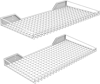 Ultrawall Wall Mounted Storage Shelf for Garage, 2 Pack Metal Shelf Rack...