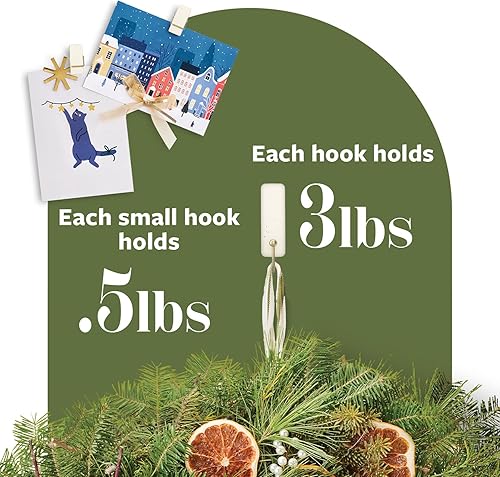 Vista 38 de Command 17034BN-2ES - Ganchos decorativos medianos de níquel cepillado, 2 unidades por paquete Mate negro