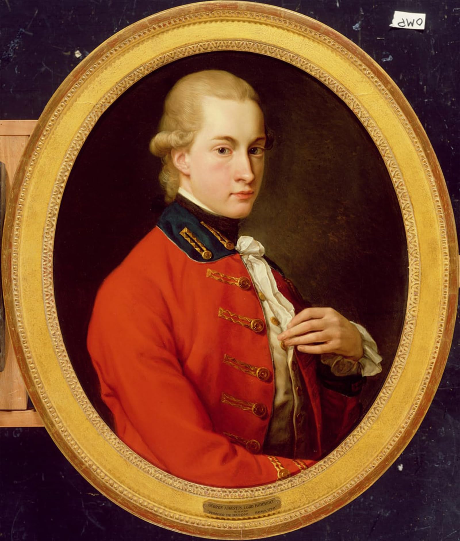 ARTXLXXBN Famous Print Painting Colorful Art Print Portrait of George Augustus by Pompeo Girolamo Batoni Canvas Art Decorations for Home Decor 60x90cm