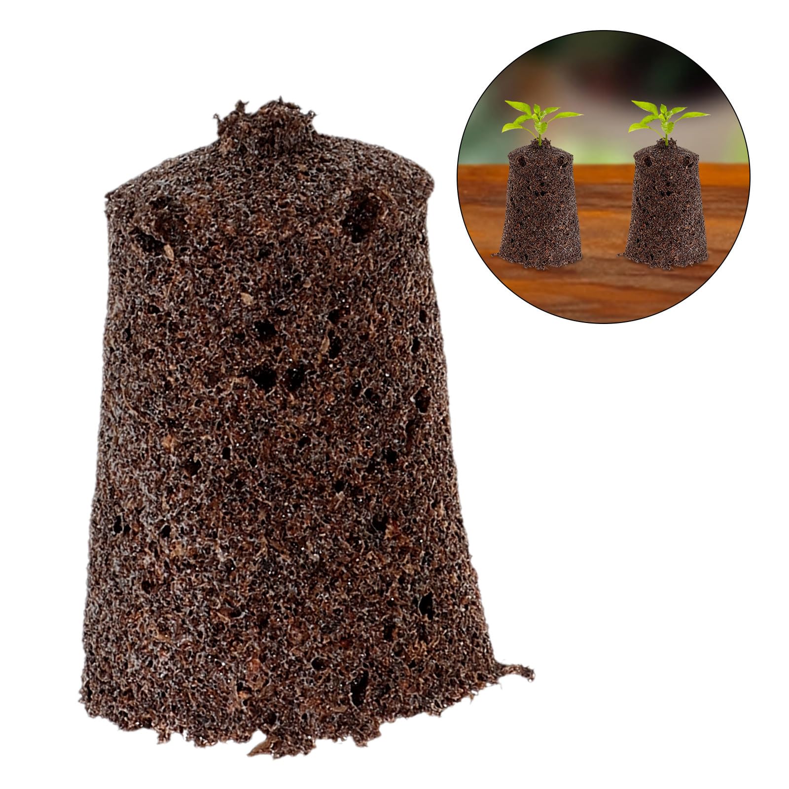 30 Blocchi di Torba di Cocco per Coltivazione Fuori Suolo Kit di Germinazione con Eccellente Ritenzione Idrica e Ossigeno Forniture per Giardinaggio Versatile Adatte a Semina e