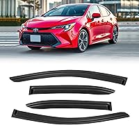 Vista 33 de Visera de ventana para Chevy Silverado 1500/GMC Sierra 1500/Avalanche/Suburban Crew Cab 2007-2013, protectores de lluvia, deflector de ventilación