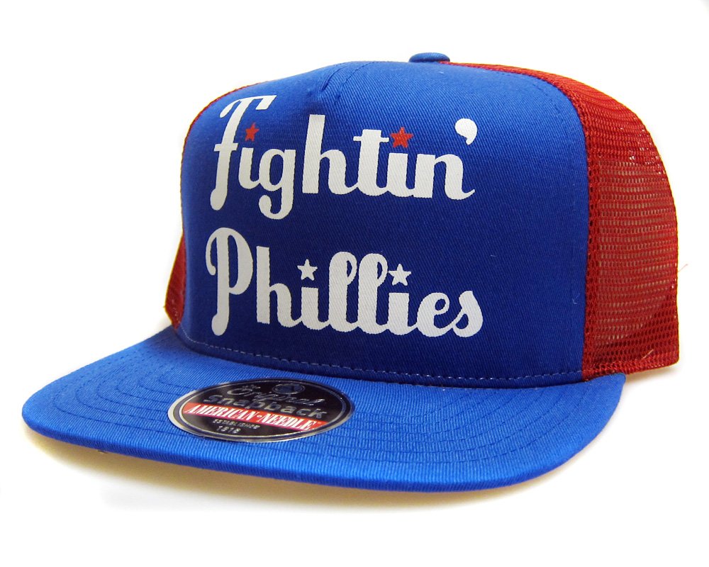 American Needle Fightin Phillies Mlb Gatekeeper Mesh Snapback Cap