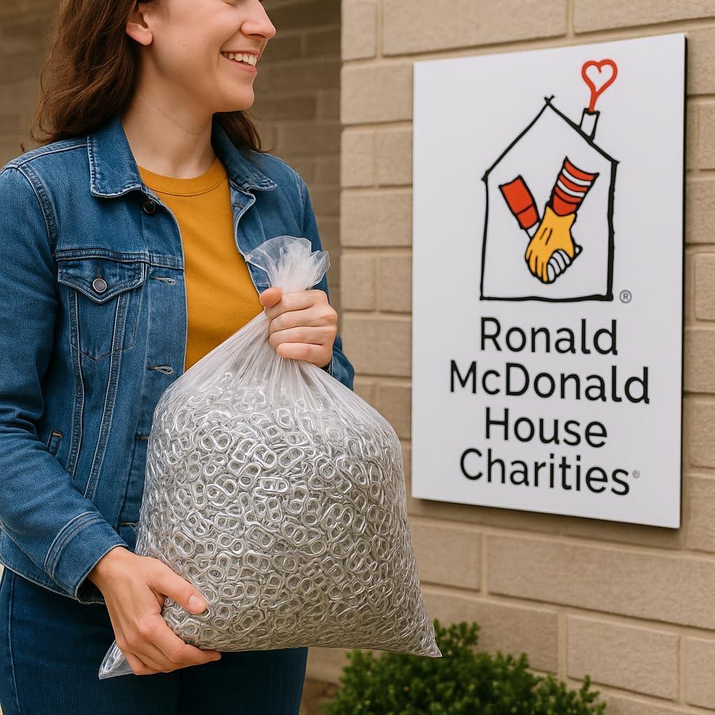 2500+ Pop Tabs in Bulk Soda Can Tops - Great for Charity & Crafts!
