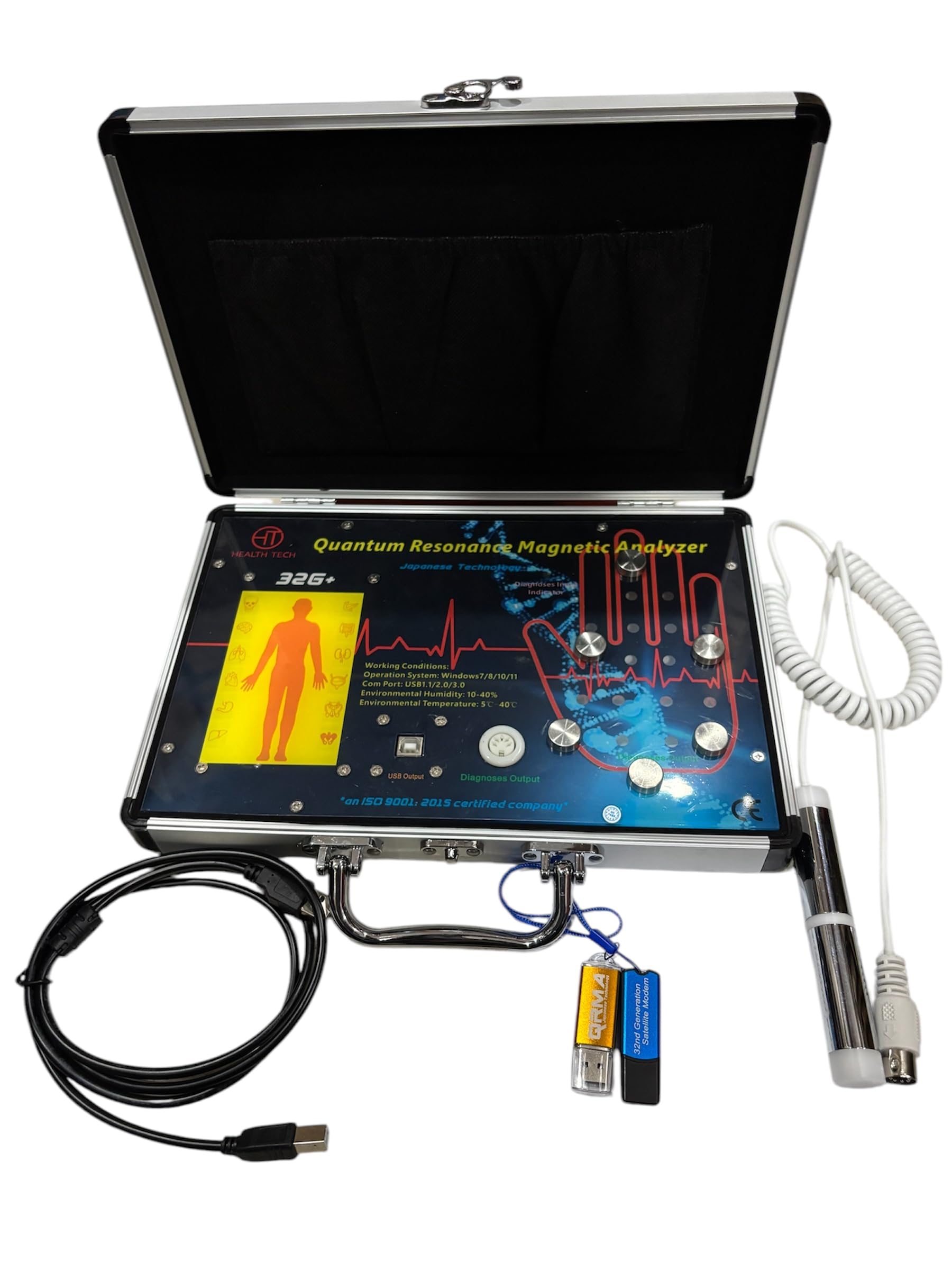 32G+ Quantum Resonance Magnetic Body Analyzer Machine 2 in 1 and 51Test Report Technology 60s of Human Full Body Check up Machine Japanese 32th...