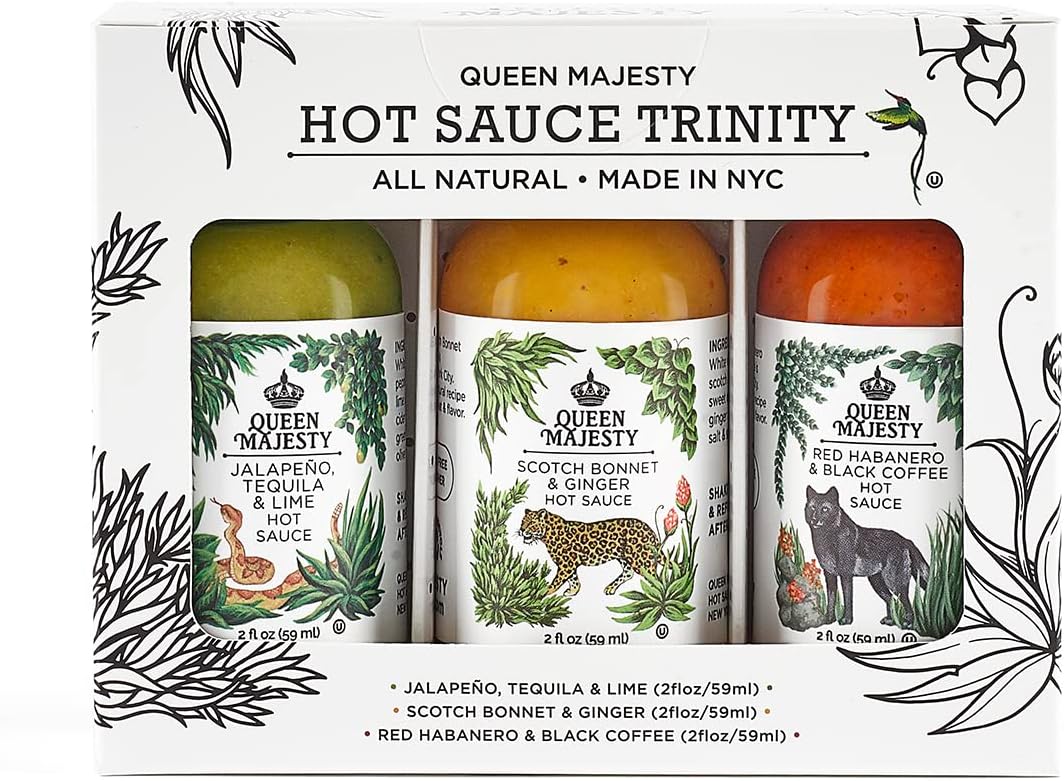 Queen Majesty Hot Sauce Sampler Amazon.ca Grocery & Gourmet Food