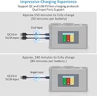 Fantasyo DJI Mini 2 SE Intelligens Akkumulátor 2400mAh 2db + LED Töltő Szett 8