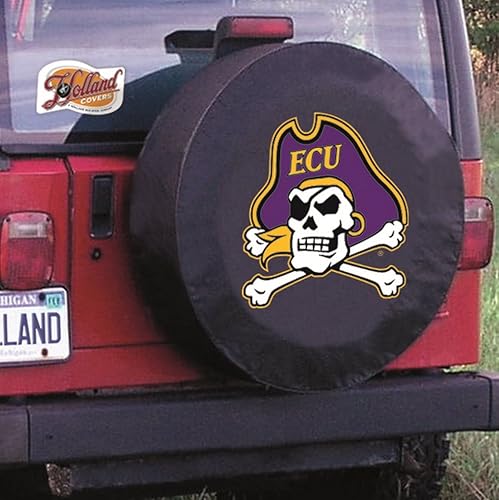 Miniatura 2 de Holland Bar Stool Co. East Carolina Pirates HBS - Cubierta de vinilo ajustable para neumáticos de coche