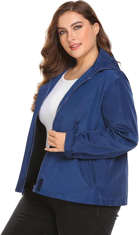 plus size raincoat amazon