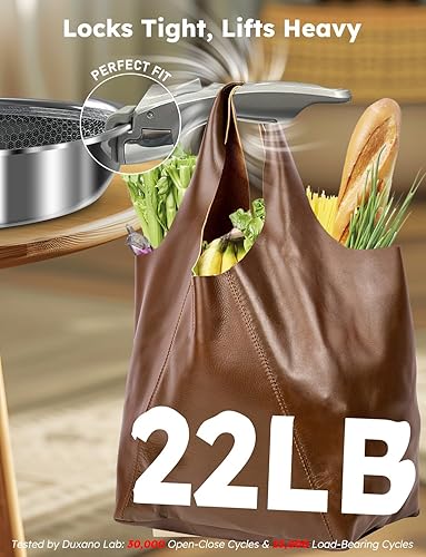 Miniatura 7 de Juego Profesional DUXANO de 12 Piezas de Ollas y Sartenes Antiadherentes & Sartén Híbrida de Acero Inoxidable de 3 Capas, Alta Capacidad de Sellado