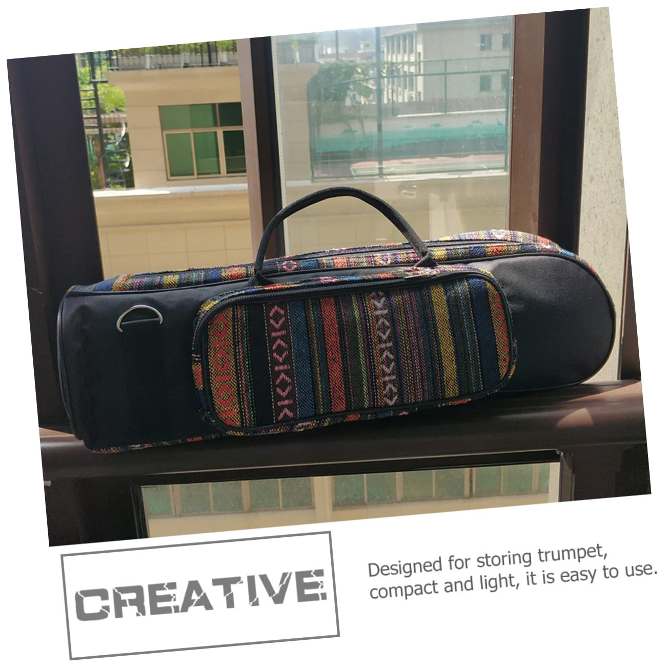 Tromba Portatile Oxford Custodia Resistente Per Trasporto e Conservazione Tromba Per Musicisti e Appassionati
