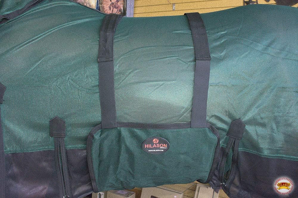 HILASON Horse Fly Sheet UV Protect Breathable Mesh Bug Mosquito Spring | Summer Horse Rug | Fly Rug