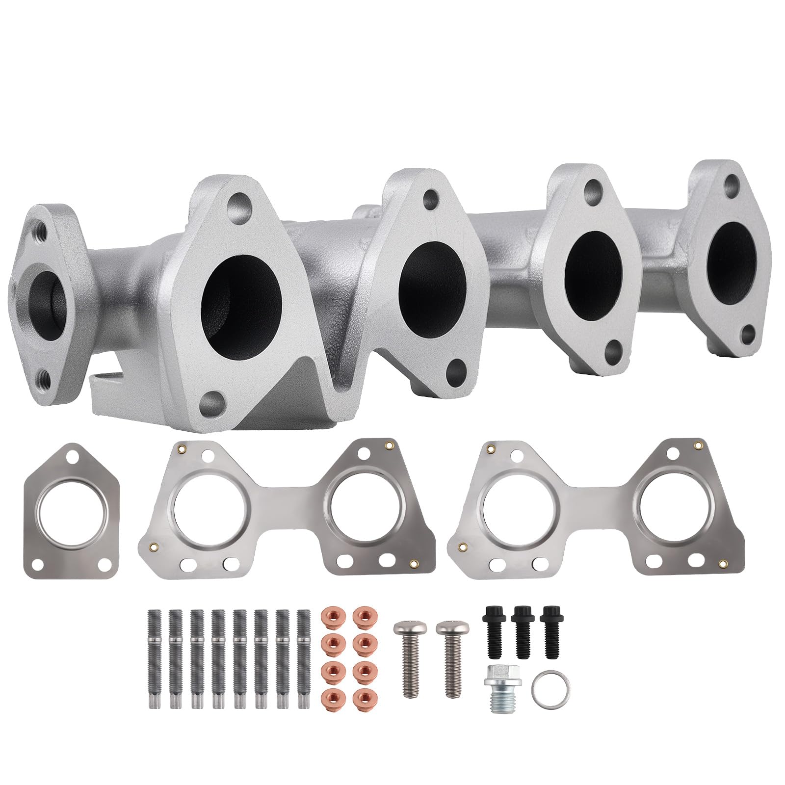 maXpeedingrods Colector de escape de hierro fundido para BMW Serie 1, 2, 3, 4, 5, X1, X3