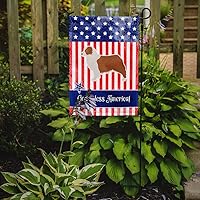 Vista 1149 de Caroline's Treasures BB4243GF Bandera de jardín con texto en inglés «Merry Christmas» con texto en inglés «Merry Christmas», bandera decorativa