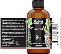 Vista 2 de El mejor escudo de salud (comparar con Thieves Oil de Young Living y Four Thieves de Eden's Garden), 100 % puro, mezcla de aceites esenciales