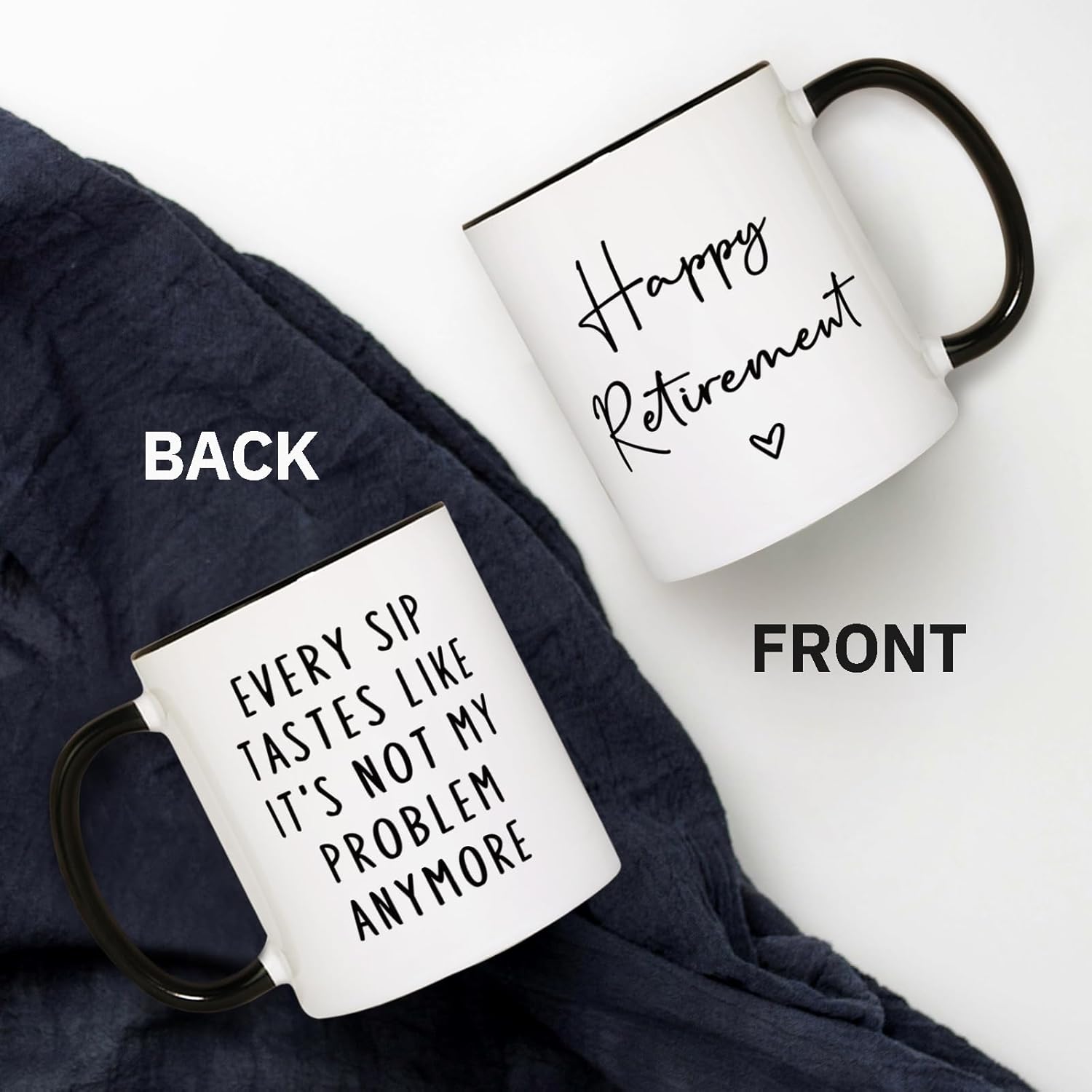 Aurahouse Retirement Gift for Woman Men, Funny Retirement Mug Decorations, Best Retirement Gifts for Women Men 2025, Coworker, Friend, Teacher, Boss, Sisters, Mom, Retired Gifts Not My Problem Anymore - Image 2