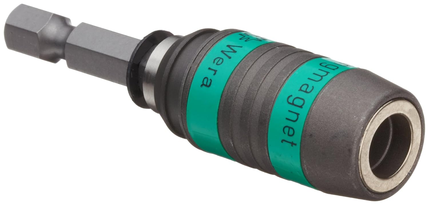 Wera - 5073511001 Hexagon 887/4 RR SB Ringmagnet Rapidaptor, Universal Bit Holder 1/4"