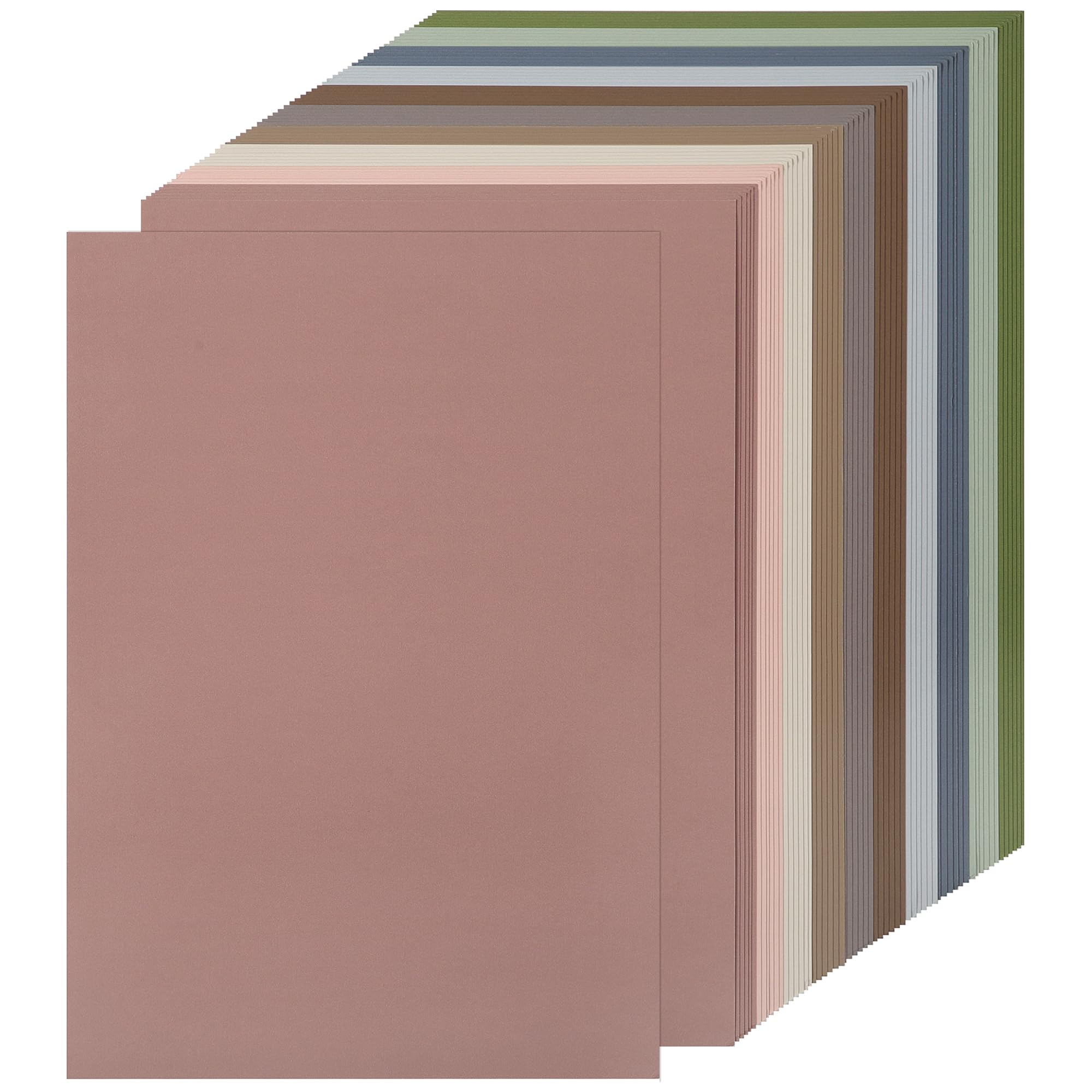 10 Colors Morandi Cardstock A4-60 Sheets Colored Thick Card Paper 250GSM/92LB for DIY Projects, Invatations, Crafts, Printing UAP30MX60 โ image 1