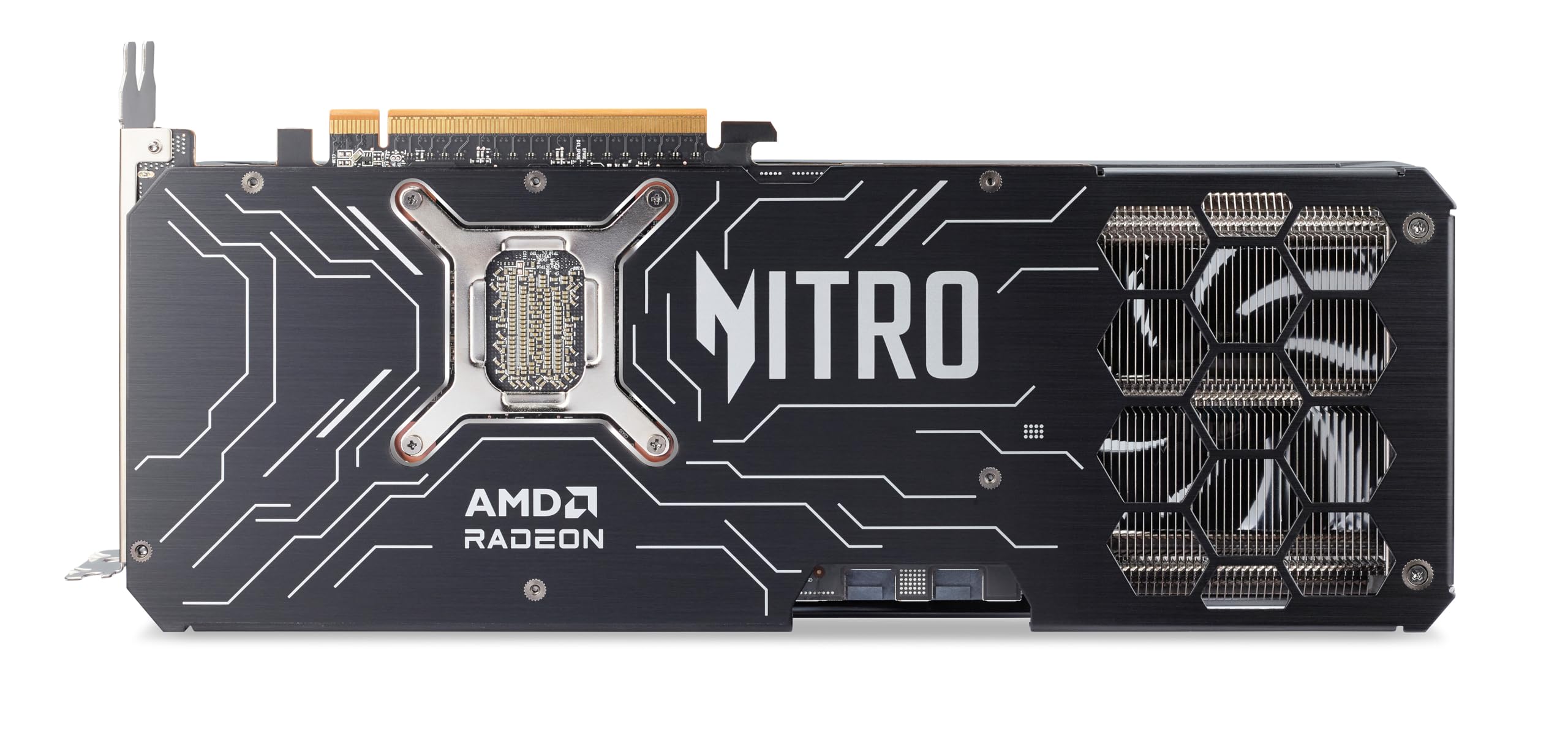 Acer Nitro Radeon RX 9070 OC - AMD Grafikkarte (16 GDDR6, 256 Bit, PCIe 5.0 x16, 1x HDMI 2.1a 3X DP 2.1) 3X Nitro FrostBlade, 2x8 pin, Slot Space: 2.5