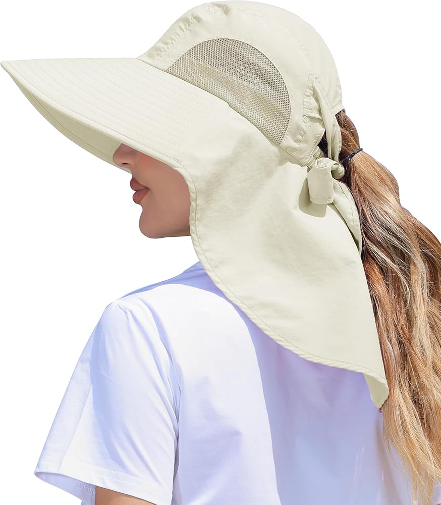 Amazon.com : SENWAI Womens Sun Hat Outdoor UV Protection Wide Brim