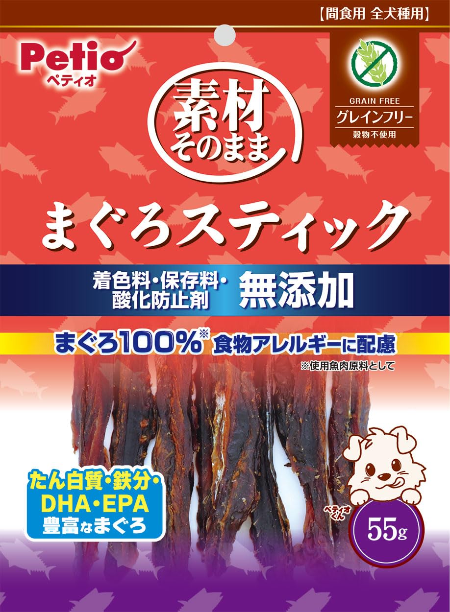 ペティオ (Petio) 素材そのまま まぐろスティック グレインフリー 55g