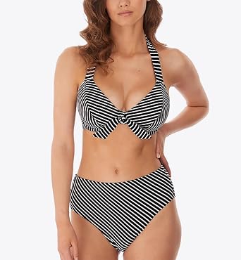 Freya Women's AS6792 Beach Hut Underwire Bandless Halter Swim Top