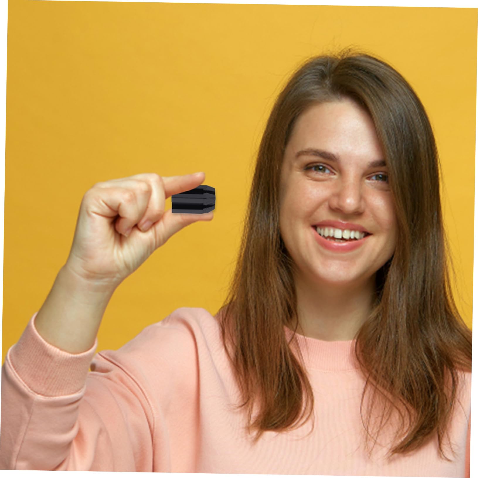 MAGICLULU 5 Set Temperamatite Per Sopracciglia Strumento Per Il Trucco Temperamatite Doppio Per Eyeliner Rossetto Coperchio Staccabile Nero 3 Pezzi * 5