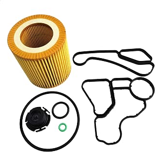 GaeaAuto Adaptador de filtro de aceite de motor para BMW 128i 135i 323i 325xi 328i xDrive 328xi 330i 330xi 335i 335is 335xi 530i 535i xDrive 535xi 740i X1 X3 X5 X6 Z4