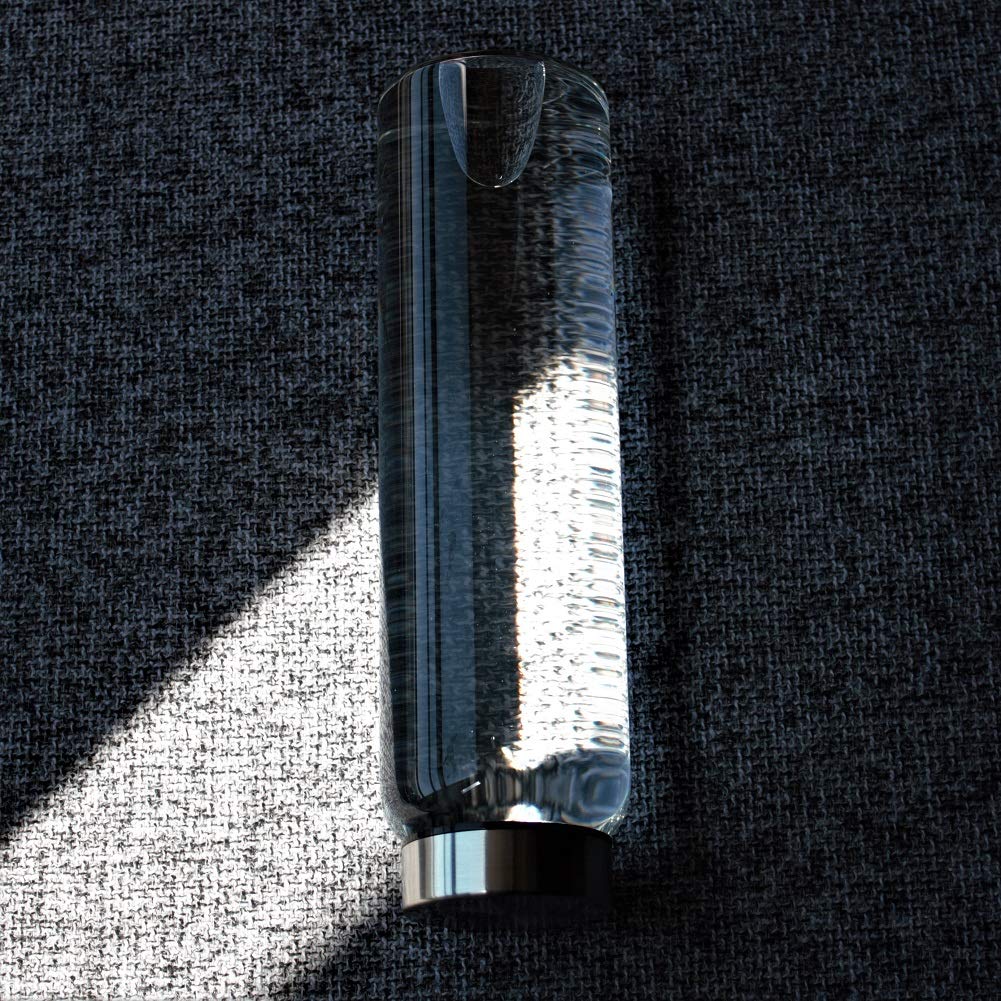 sunkey Bouteille d'eau en Verre 1L avec Bouchon Housse sans Bpa Réutilisable pour Sport, Gym, Voyage (Noir