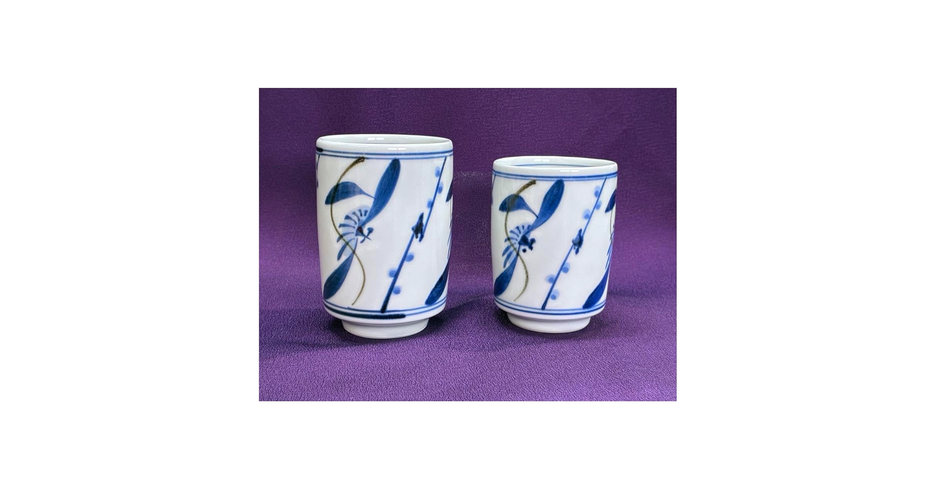 Amazon.co.jp: とべ千山 夫婦湯呑 ペア 2客 砥部焼 : Home