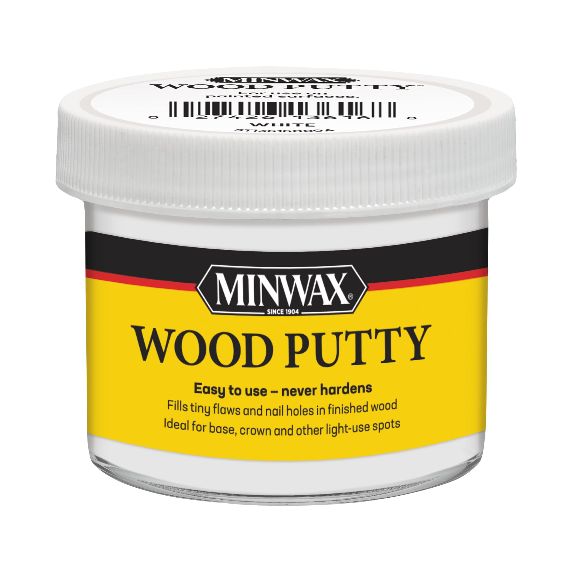 Wood Putty Surface Protector - 13616000-3.75 oz, White