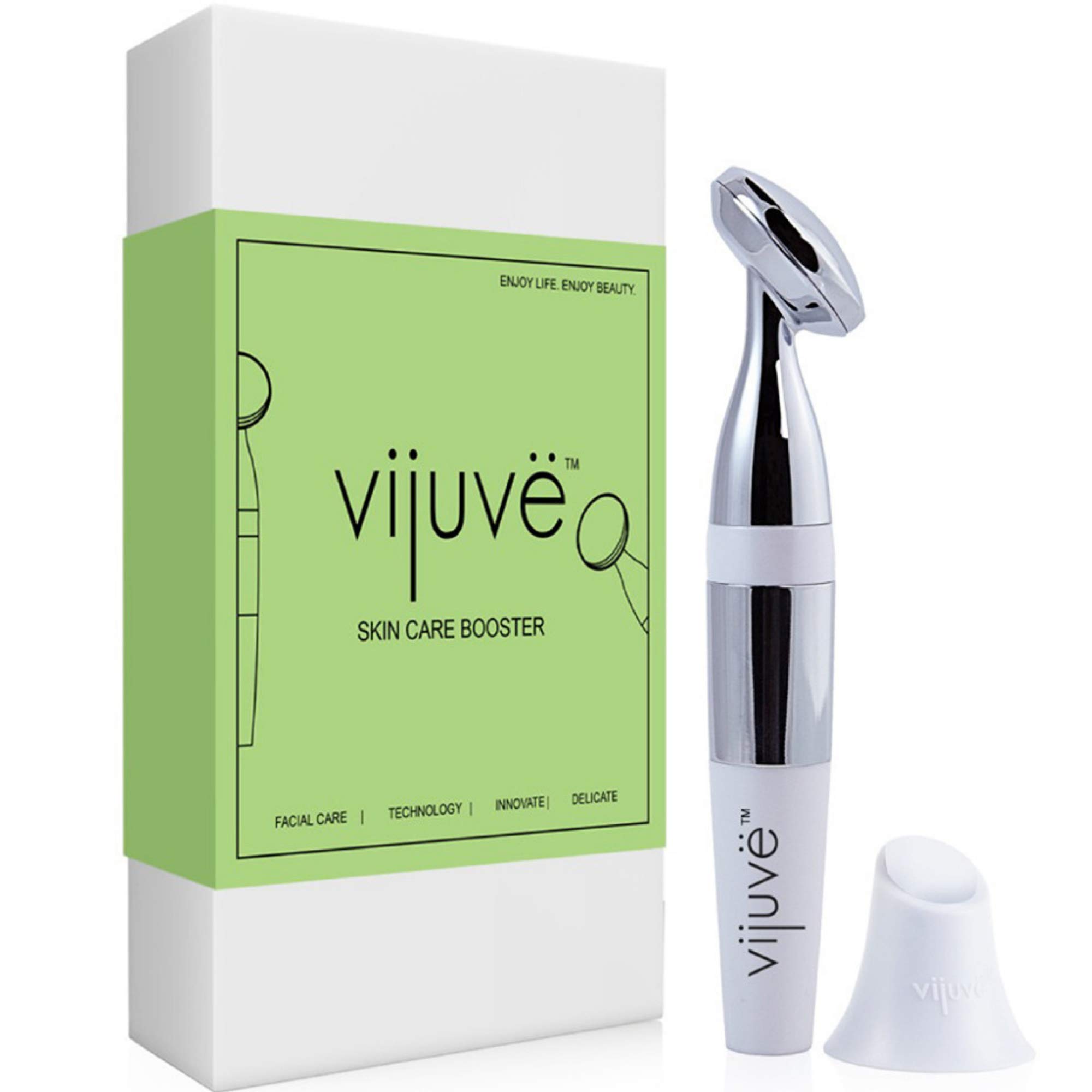 Anti Aging Face Massager by VIJUVE for Wrinkles Removal & Facial Skin Tightening | Boost Effects of Face Cream & Serum | Anti Wrinkle Skin Care & Facial Toning Massage Device