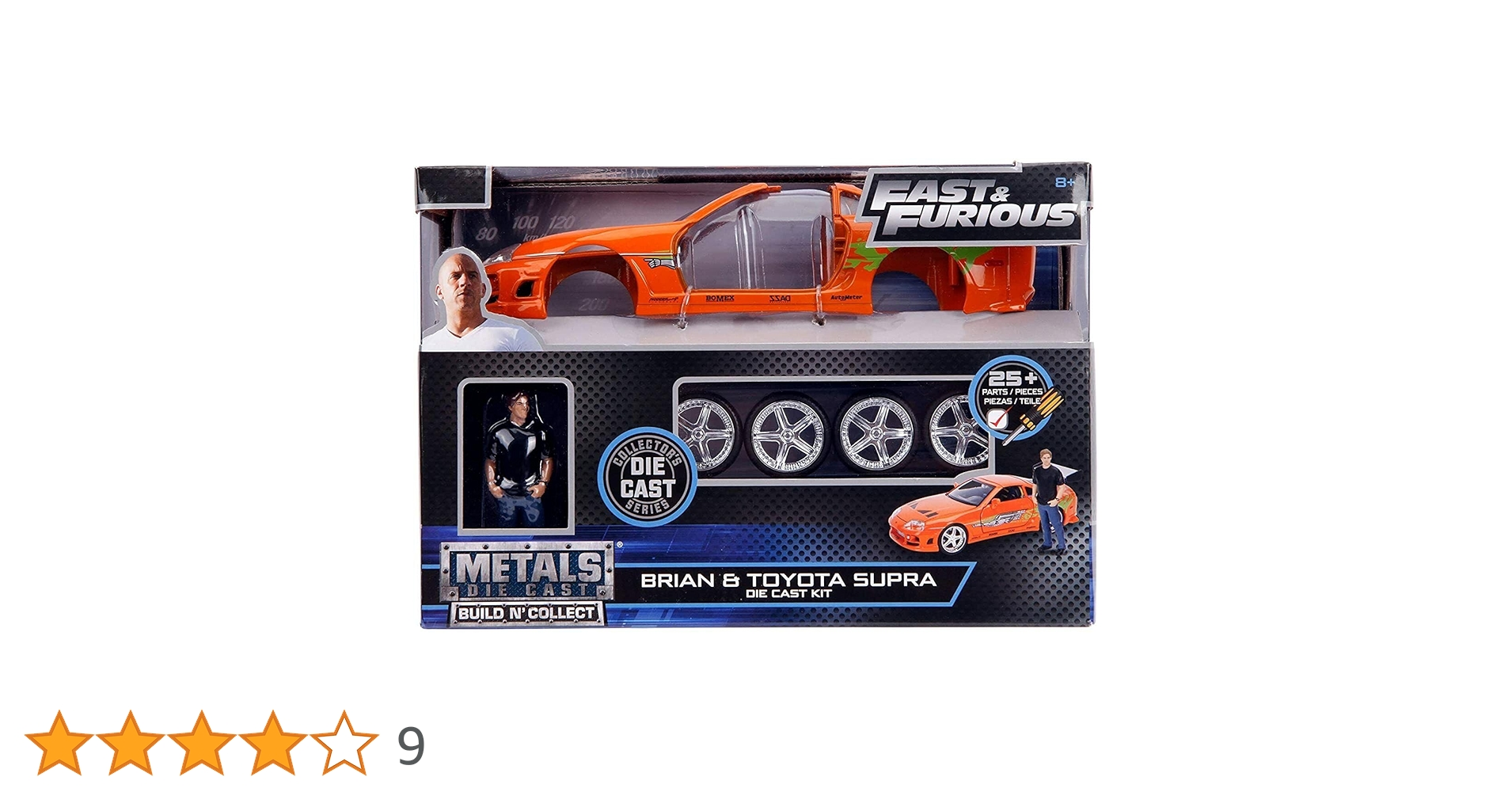 Amazon | Jada Toys Fast & Furious Brian & Supra 1:24 Scale