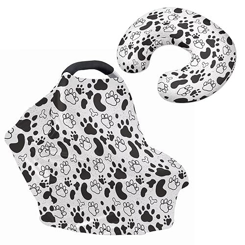 Miniatura 7 de Funda de almohada para asiento de automóvil, funda de almohada para lactancia, para bebés y niños, diseño de cactus de vaca de las tierras altas,