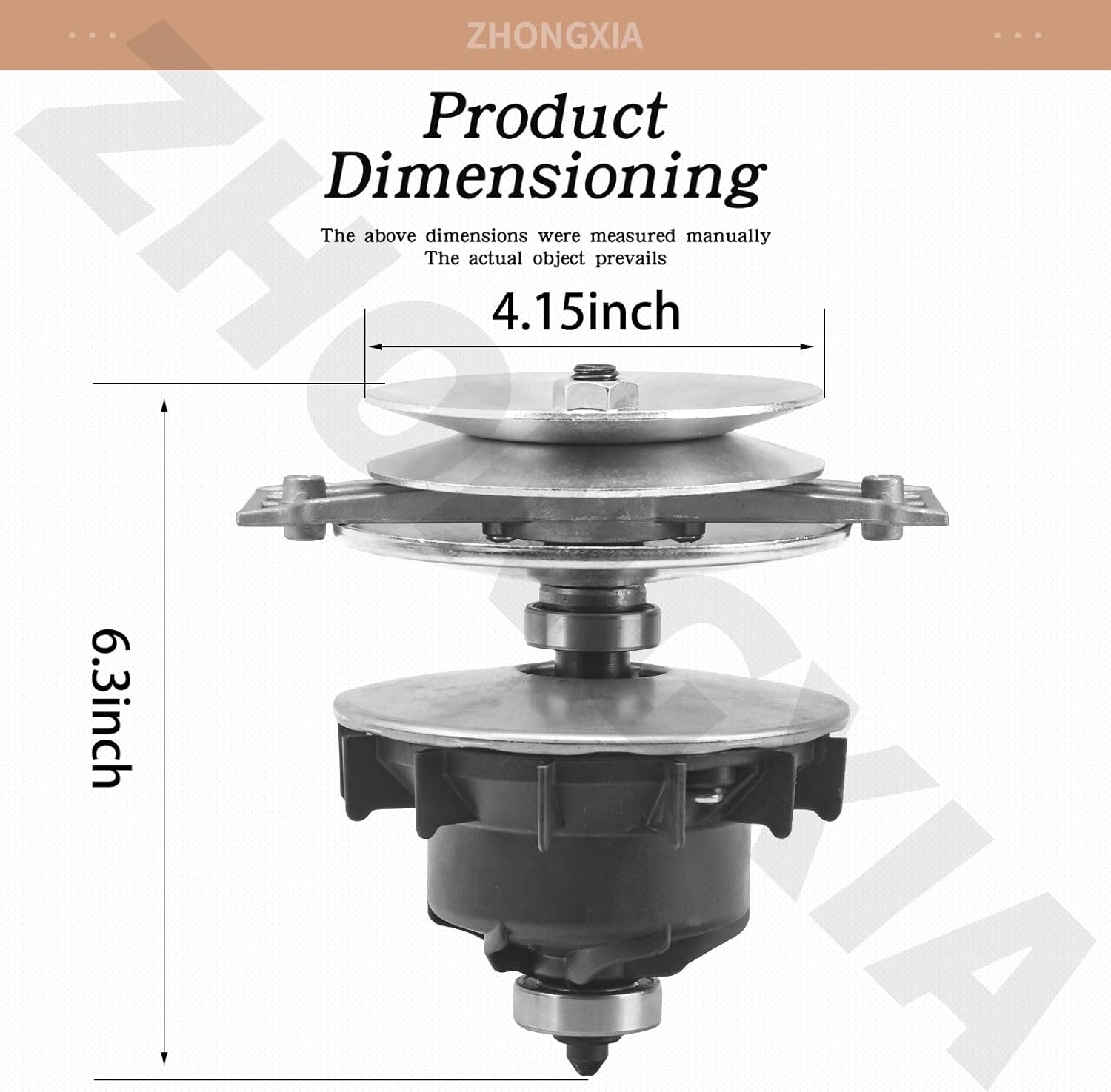 Primary Pulley RT400 GT79398-MIA13031 Compatible with John-Deere RT400 Transmission in E100 and D105 Model Deere Mowers